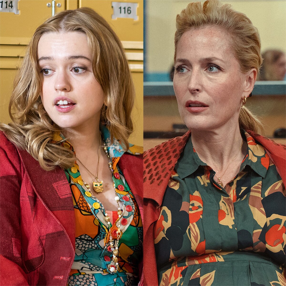 Aimee Lou Wood, Gillian Anderson, Sex Education