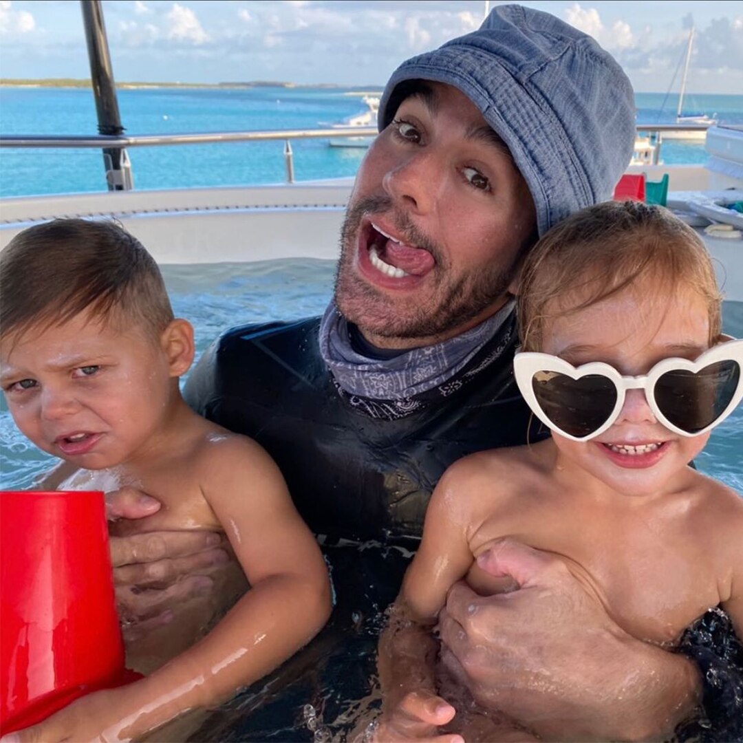 Enrique Iglesias, Twins, Lucy, Nicholas, Fourth of July, 2021, Instagram
