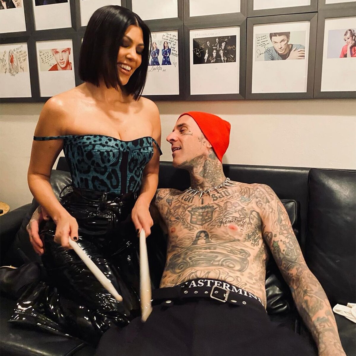Kourtney Kardashian, Travis Barker, SNL