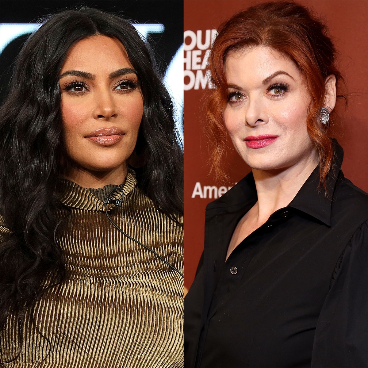 Kim Kardashian, Debra Messing