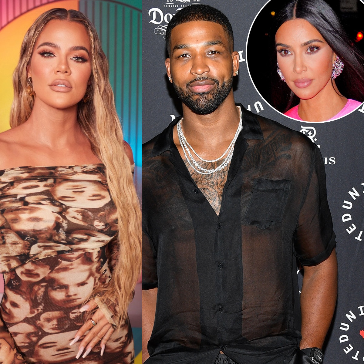 Khloe Kardashian, Tristan Thompson, Kim Kardashian