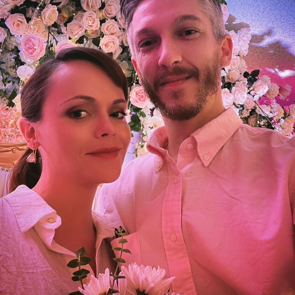 Christina Ricci, Mark Hampton, wedding, Instagram