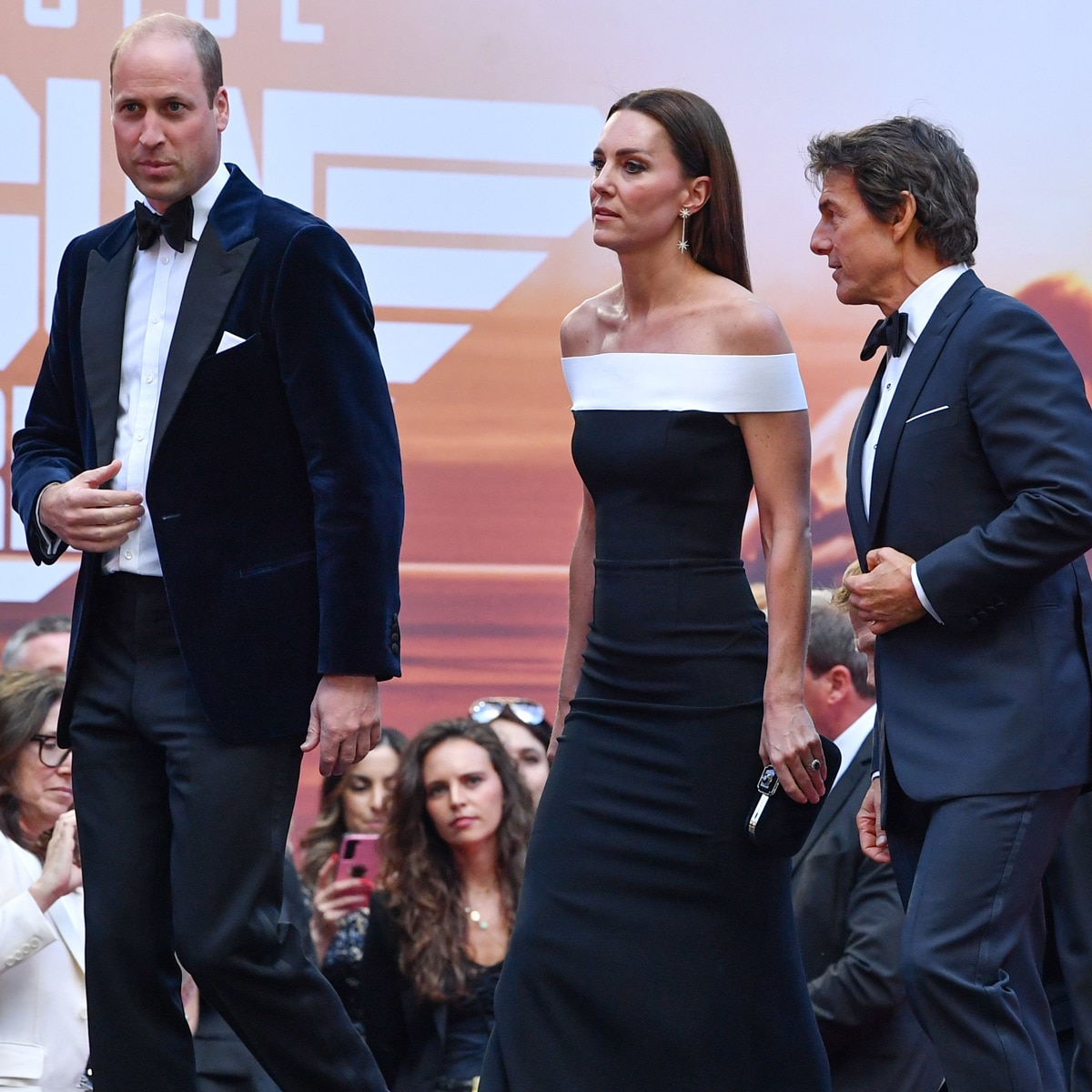 Prince William, Kate Middleton, Tom Cruise, Top Gun: Maverick Premiere