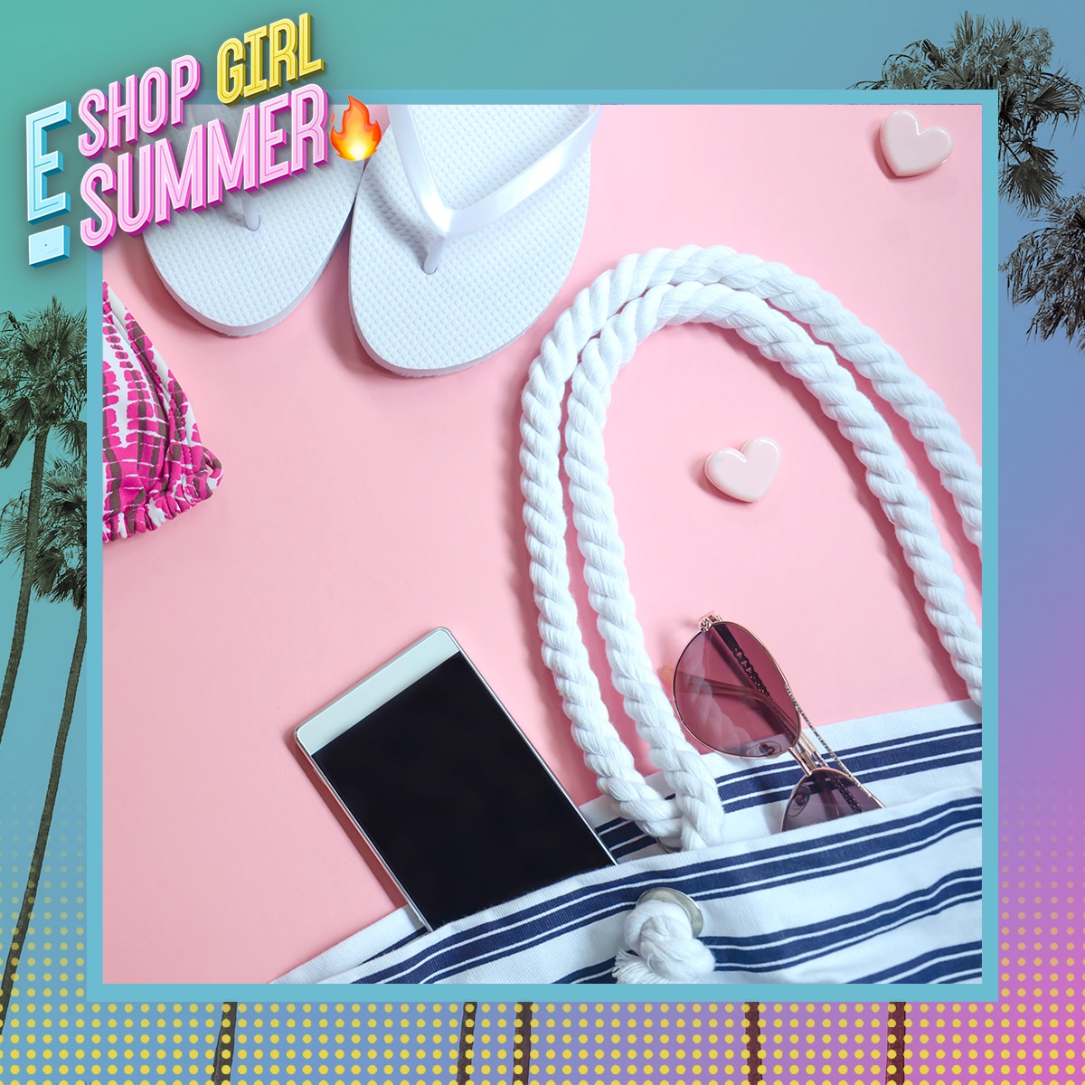 E-comm: Beach Bag Essentials, Shop Girl Summer