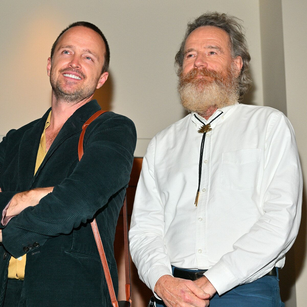 Aaron Paul, Bryan Cranston, Breaking Bad statues