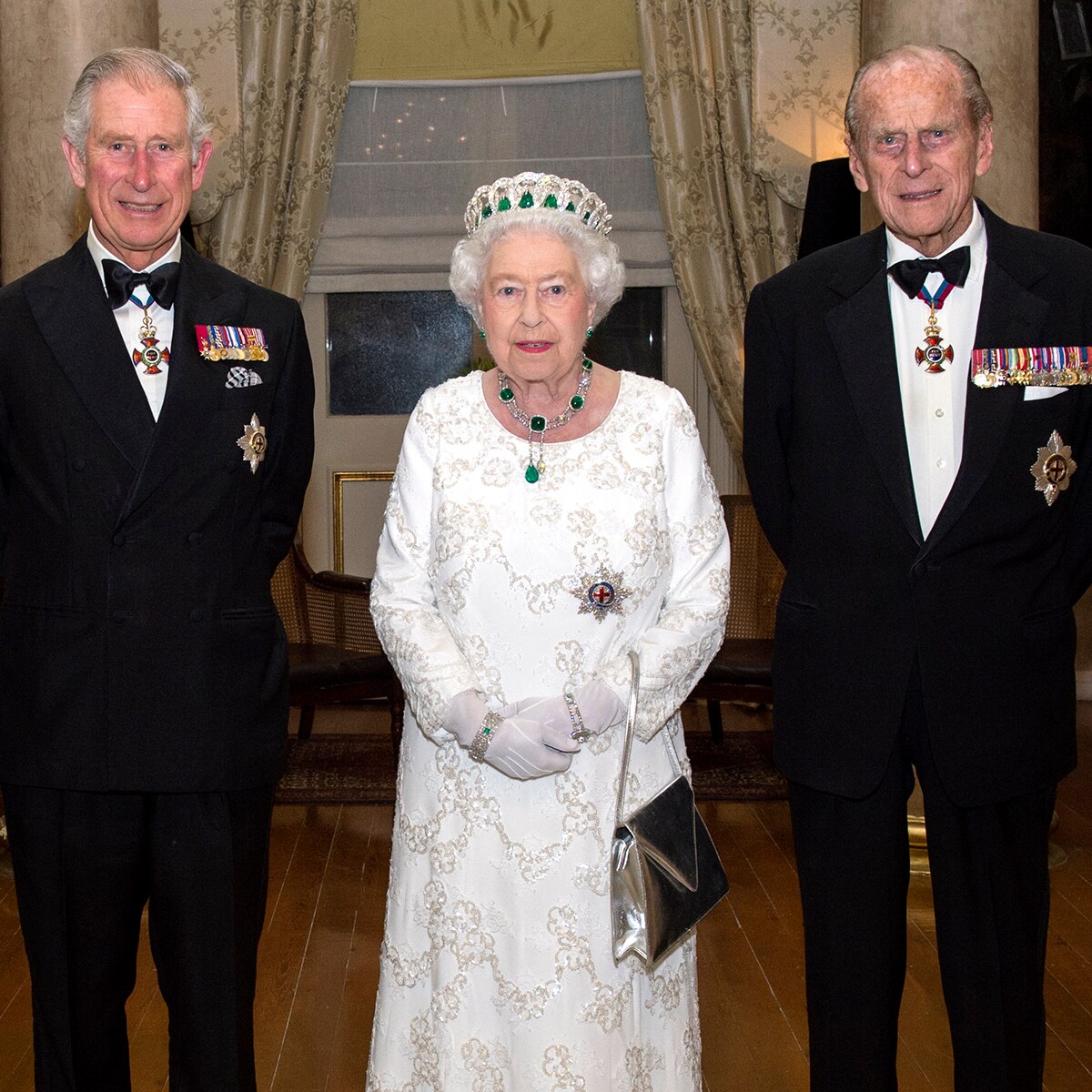 King Charles III, Queen Elizabeth II, Prince Philip 