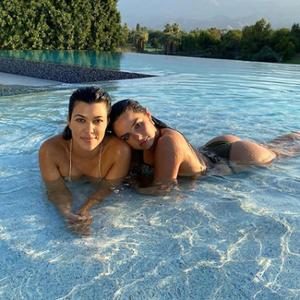 Kourtney Kardashian & Addison Rae Are Two Totally Different Moods in New BFF Selfie
