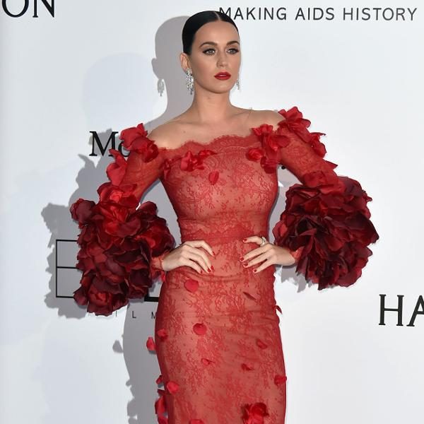 Regal in Rose Petals from Katy Perry's Best Looks | E! News