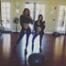 Khloe Kardashian, Kourtney Kardashian, Gym