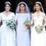 Princess Eugenie, Meghan Markle, Kate Middleton, Wedding Dresses