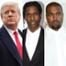 Donald Trump, ASAP Rocky, A$AP Rocky, Kanye West