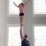 Father Daughter Cheer Stunt Duo