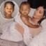 Kim Kardashian, Psalm West, True Thompson