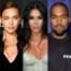 Kim Kardashian, Kanye West, Irina Shayk