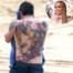 PREMIUM-EXCLUSIVE, Ben Affleck, Back Tattoo, Jennifer Lopez