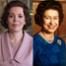 The Crown Cast VS. the Real Life Royals, Olivia Colman, Queen Elizabeth II
